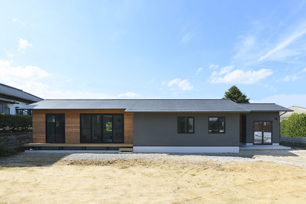 上毛町にある平屋住宅